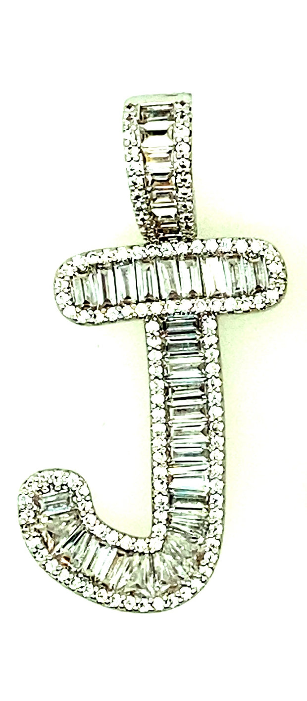 Brass Baguette Initials