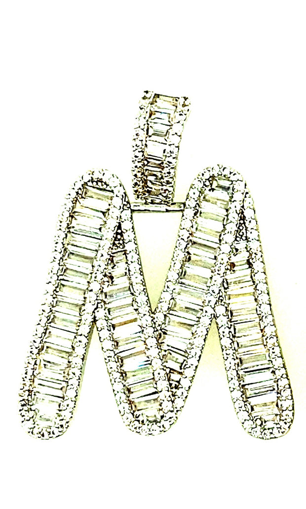 Brass Baguette Initials