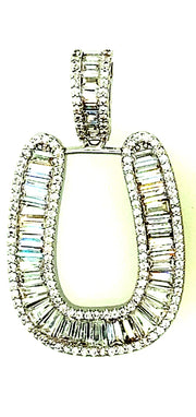 Brass Baguette Initials