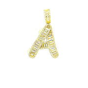 Brass Baguette Initials