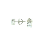 925 Sterling Silver Round Shaped Solitaire Stud Earring 5MM