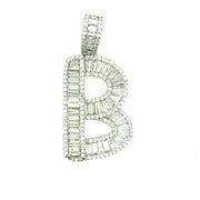 Brass Baguette Initials