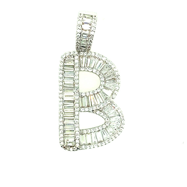 Brass Baguette Initials