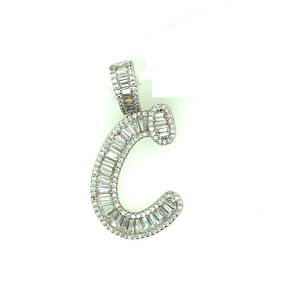 Brass Baguette Initials