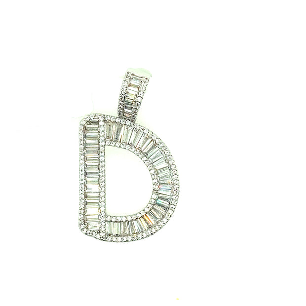 Brass Baguette Initials