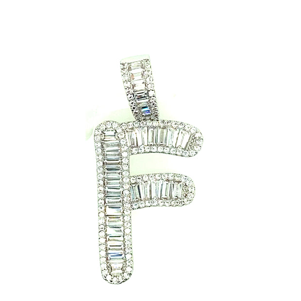 Brass Baguette Initials
