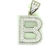Silver CZ Alphabet Initials