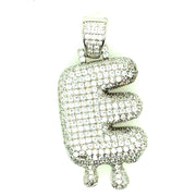 Silver Bubble Dripping Letters Initials