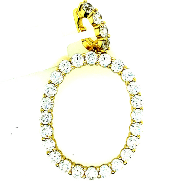 CZ Stones Initials