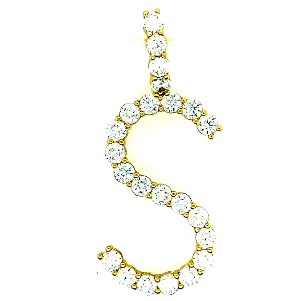 CZ Stones Initials