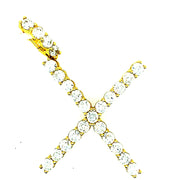 CZ Stones Initials