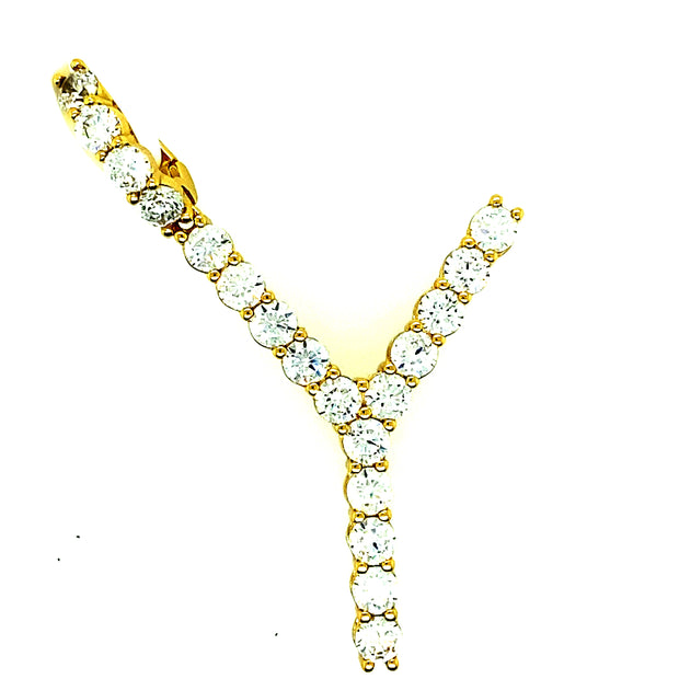 CZ Stones Initials