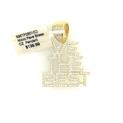 We The Best Brass Pendant