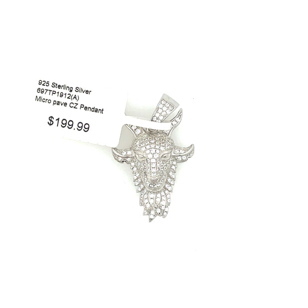 Goat Silver Pendant