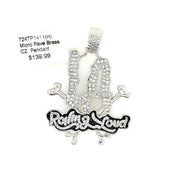 Rolling Loud Brass Pendant
