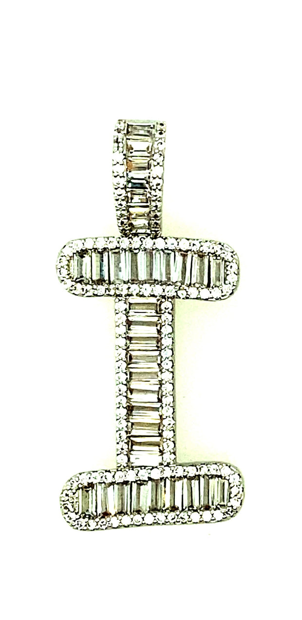 Brass Baguette Initials