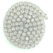 Square CZ Brass Chains