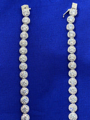 Round CZ Brass Chains