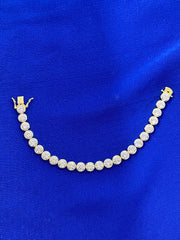 Round CZ'S Bracelet