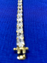 Oval Cubix Stone Bracelet