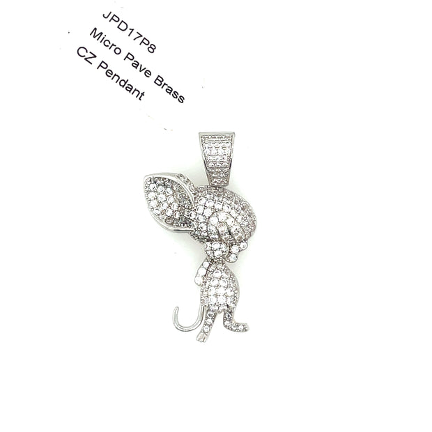 Mouse Brass Pendant