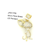 Mouse Brass Pendant