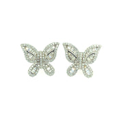 Butterfly Sterling Silver Earring