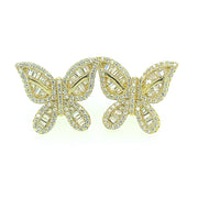 Butterfly Sterling Silver Earring