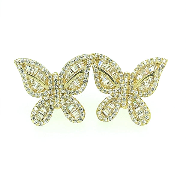 Butterfly Sterling Silver Earring