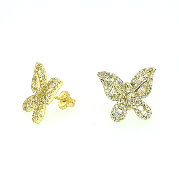 Butterfly Sterling Silver Earring