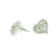 love Heart Sterling Silver Earring