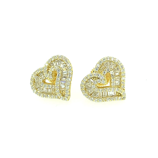 love Heart Sterling Silver Earring