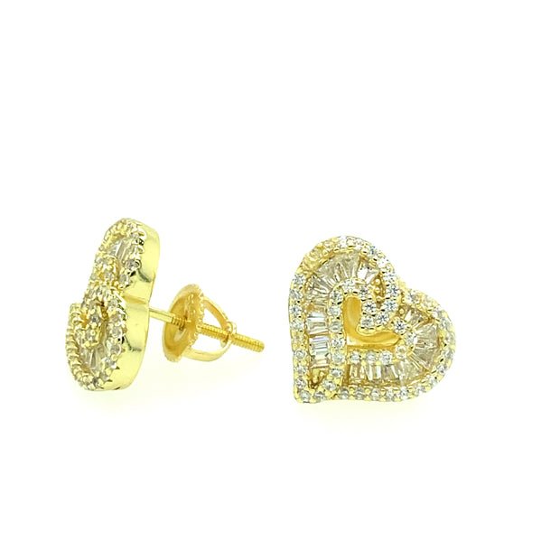 love Heart Sterling Silver Earring