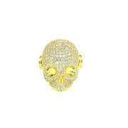 SKULL SHAPE SILVER RING