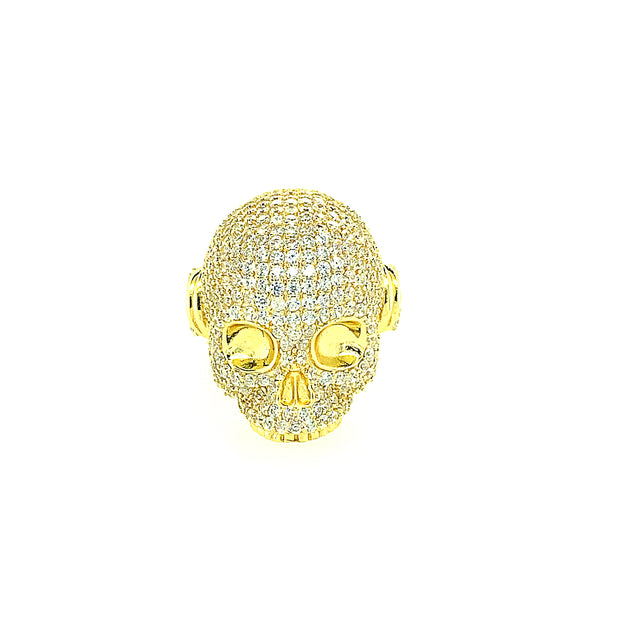 SKULL SHAPE SILVER RING