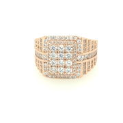 Twelve Stone Brass Mens Ring