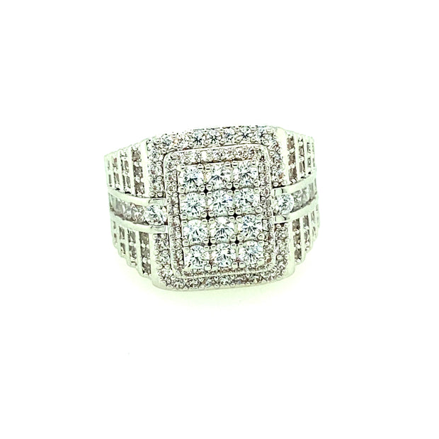 Twelve Stone Brass Mens Ring