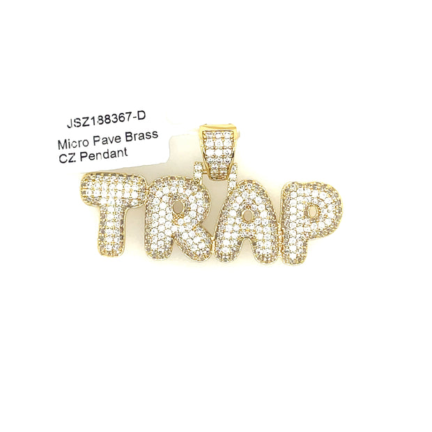Trap Brass Pendant