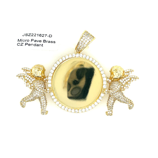 Angle Picture Brass Pendant Brass Pendant