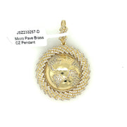 Earth Brass Pendant