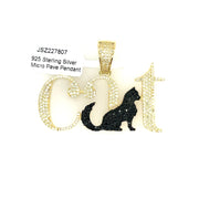 CAT Silver Pendant