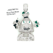 Money Bag + Guns + Money Brass Pendant