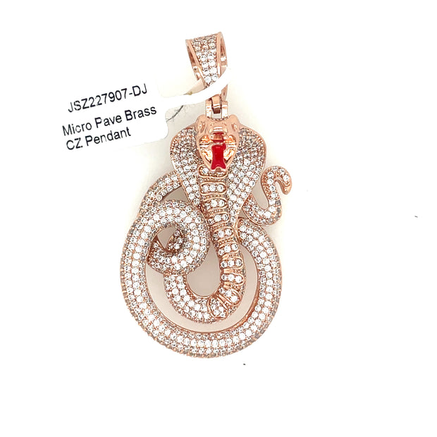 Snake Brass Pendant