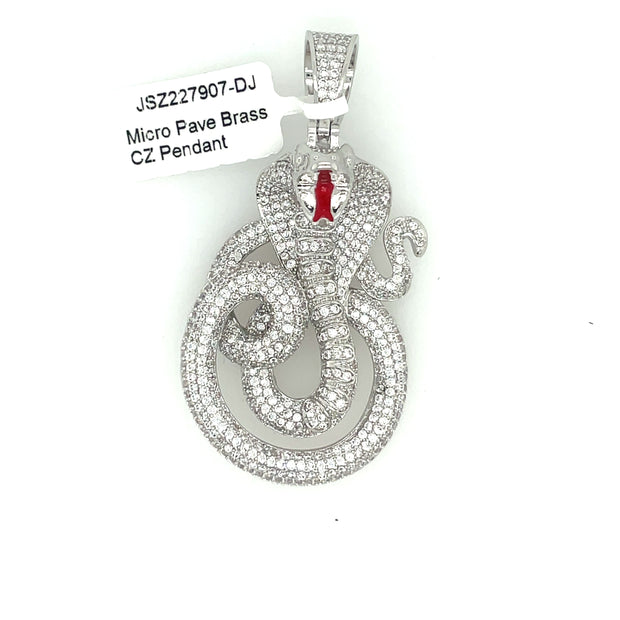 Snake Brass Pendant