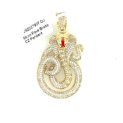Snake Brass Pendant
