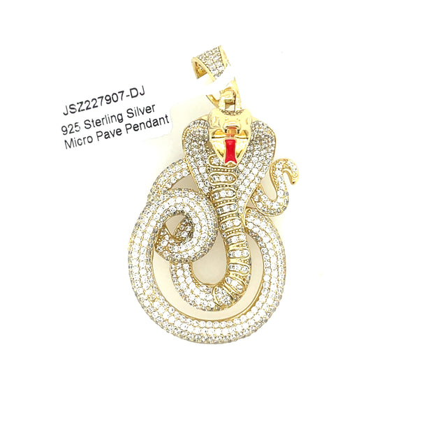 Snake Silver Pendant