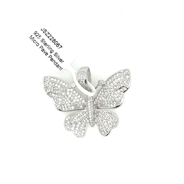 Butterfly Silver Pendant