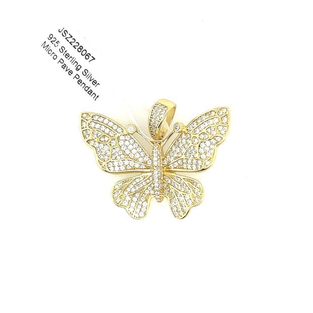 Butterfly Silver Pendant