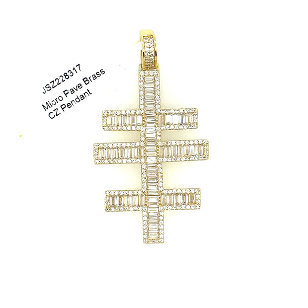 Symbol Brass Pendant