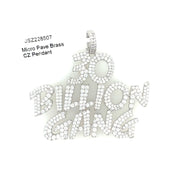 30 Billion Gang Brass Pendant